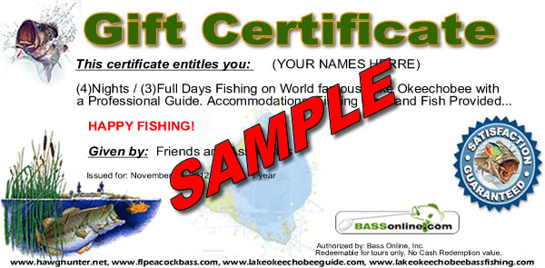 Fishing Gifts & Gift Certificates